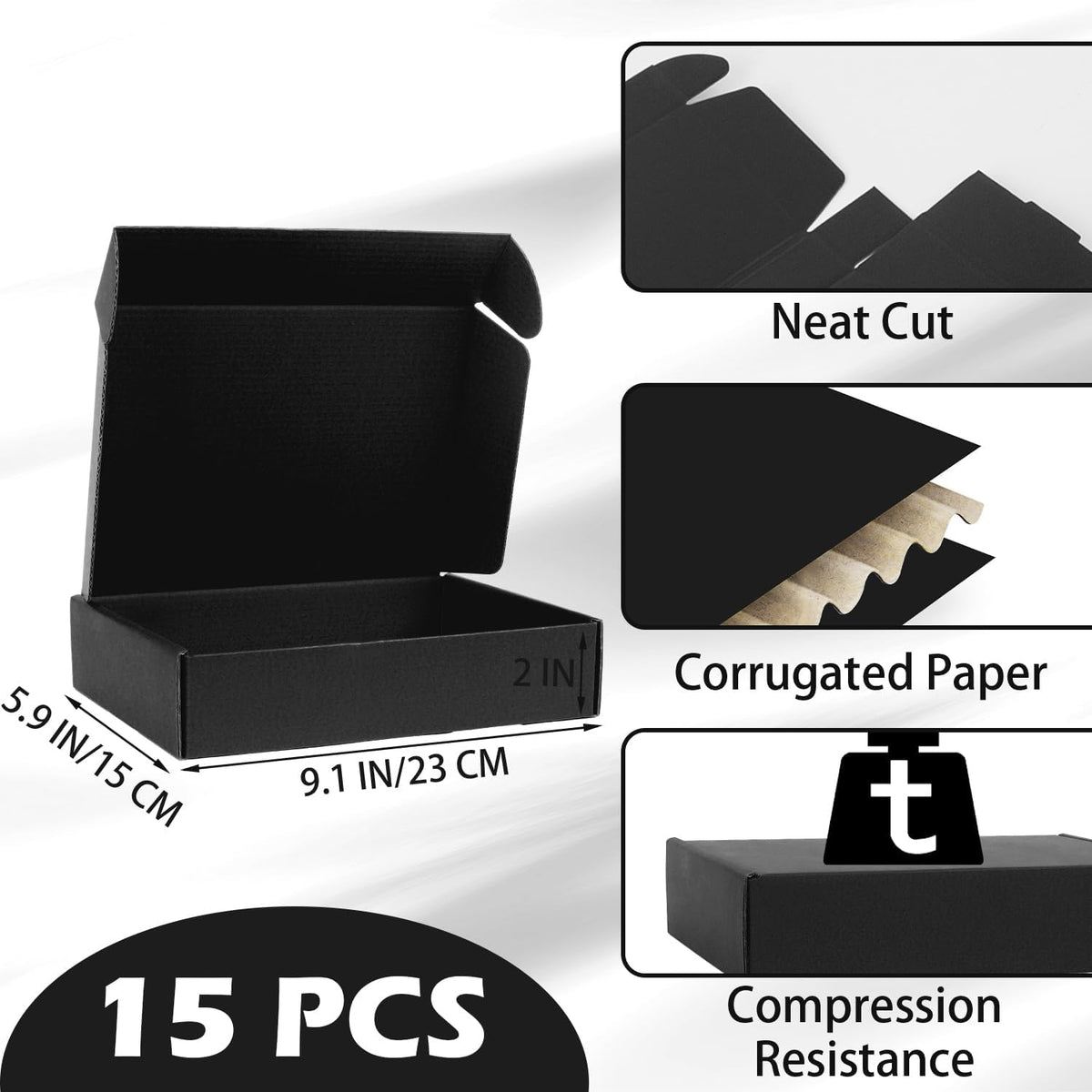 Shipping Boxes, 15 Pack Gift Box Cardboard Shipping Boxes Gift Boxes, Cardboard Box Corrugated Boxes For Packaging