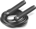 FEECCO Weighted Jump Rope for Men, PVC Rope with Metal Handles and Ball Bearings