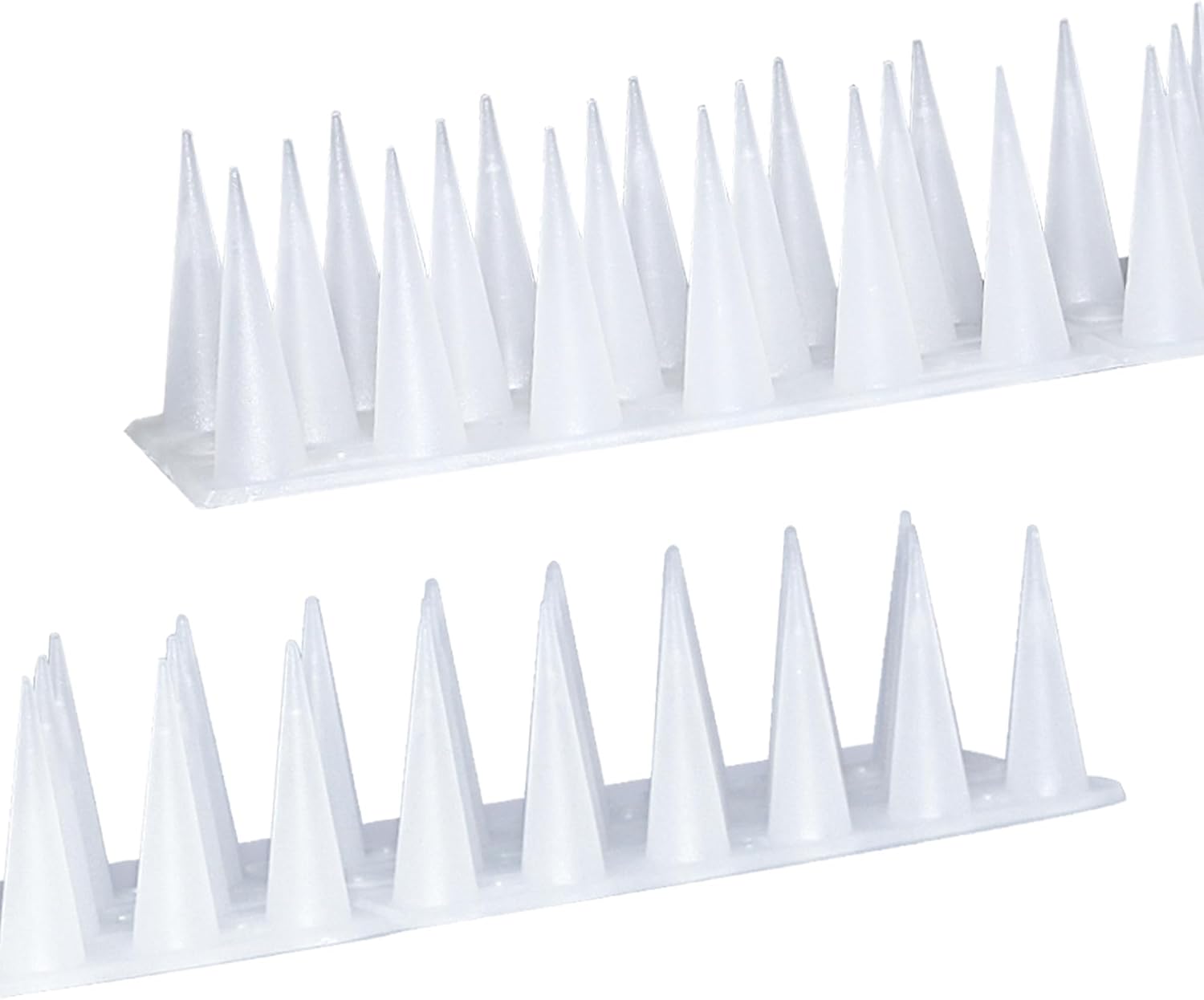 Bird Spikes,Clear,6 Pack Bird deterrents for Outside,Keep Raccoon Squirrel Pigeon Away,Fence Spike for Garden Patio