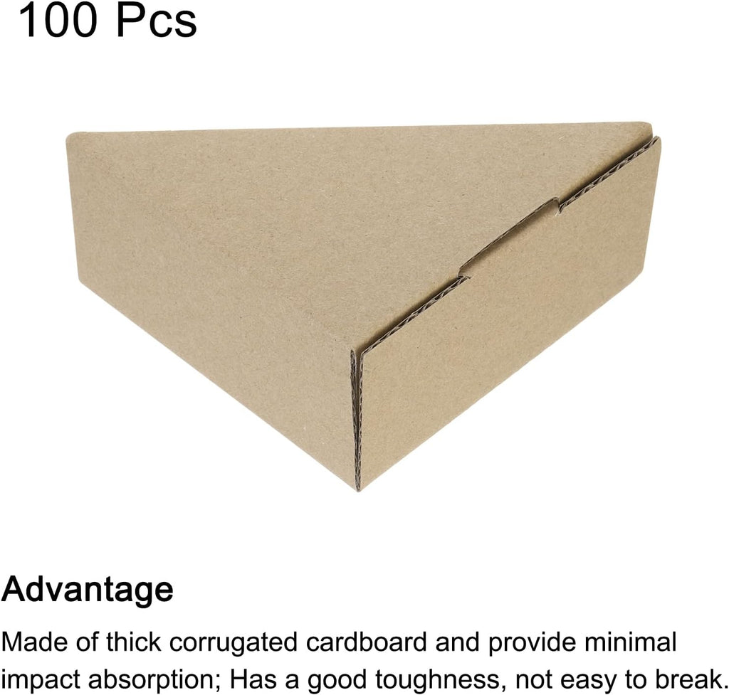 Adjustable Cardboard Corner Protector, Cardboard Edges Protector 10x10x4cm for Art, Packing, Shipping Supplies Pack