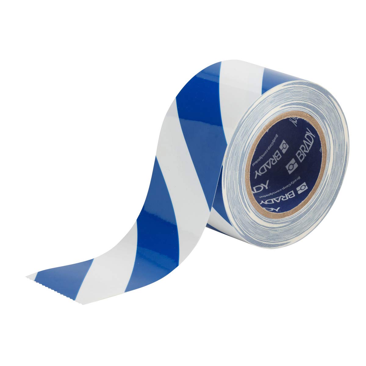 Toughstripe Floor Marking Tape 3" X 100' Polyester with Overlaminate Blue/White