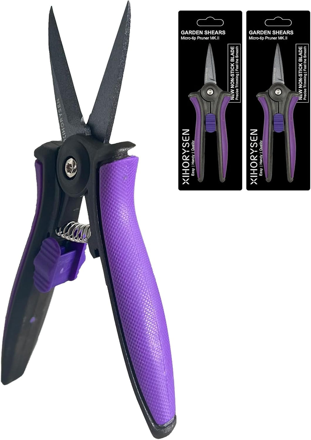 Non-stick Resin Resist Blade Micro-Tip Garden Snips 6" Fluorine Coating Garden Scissors Pruning Shear Precision Bud