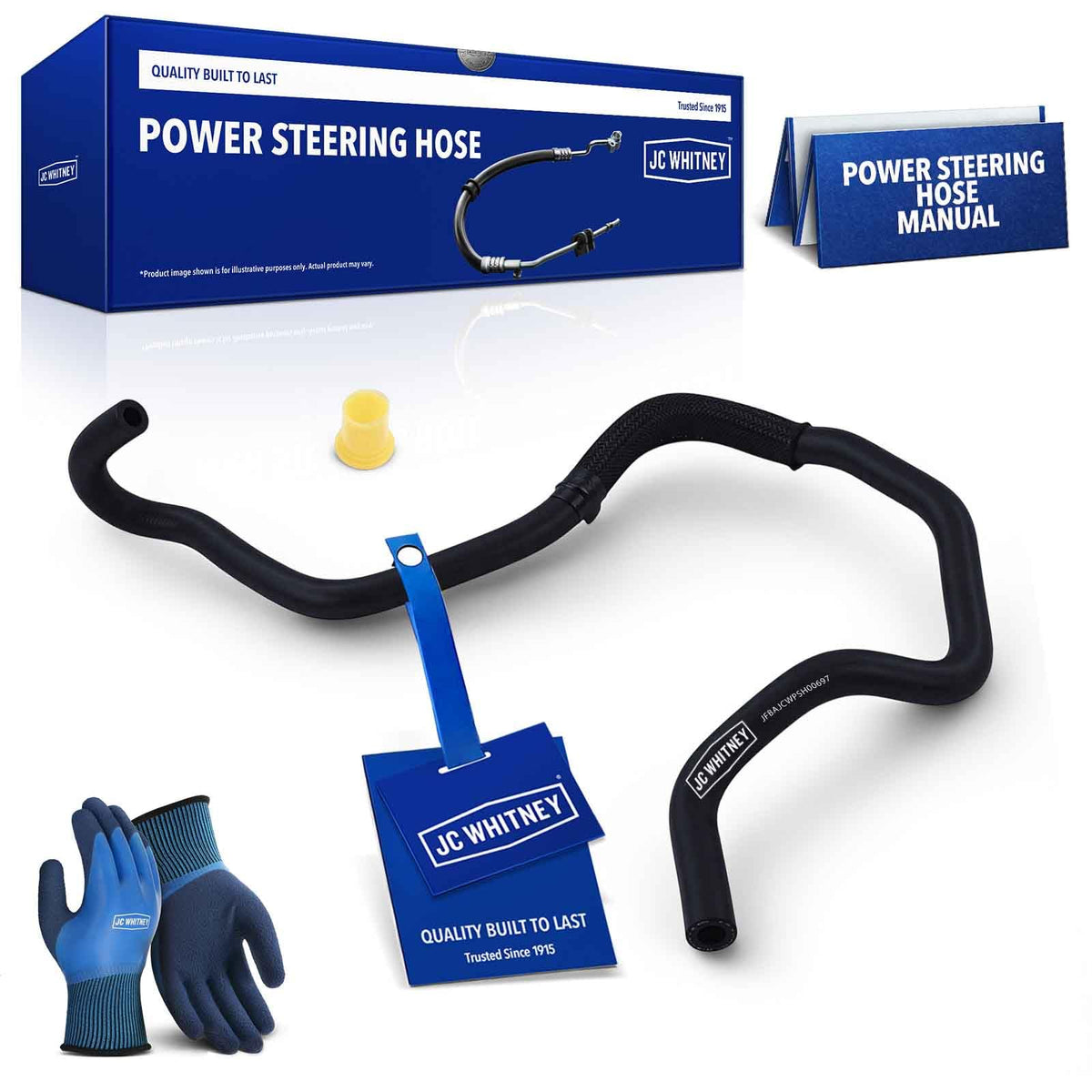 JC Whitney Power Steering Return Hose Assembly