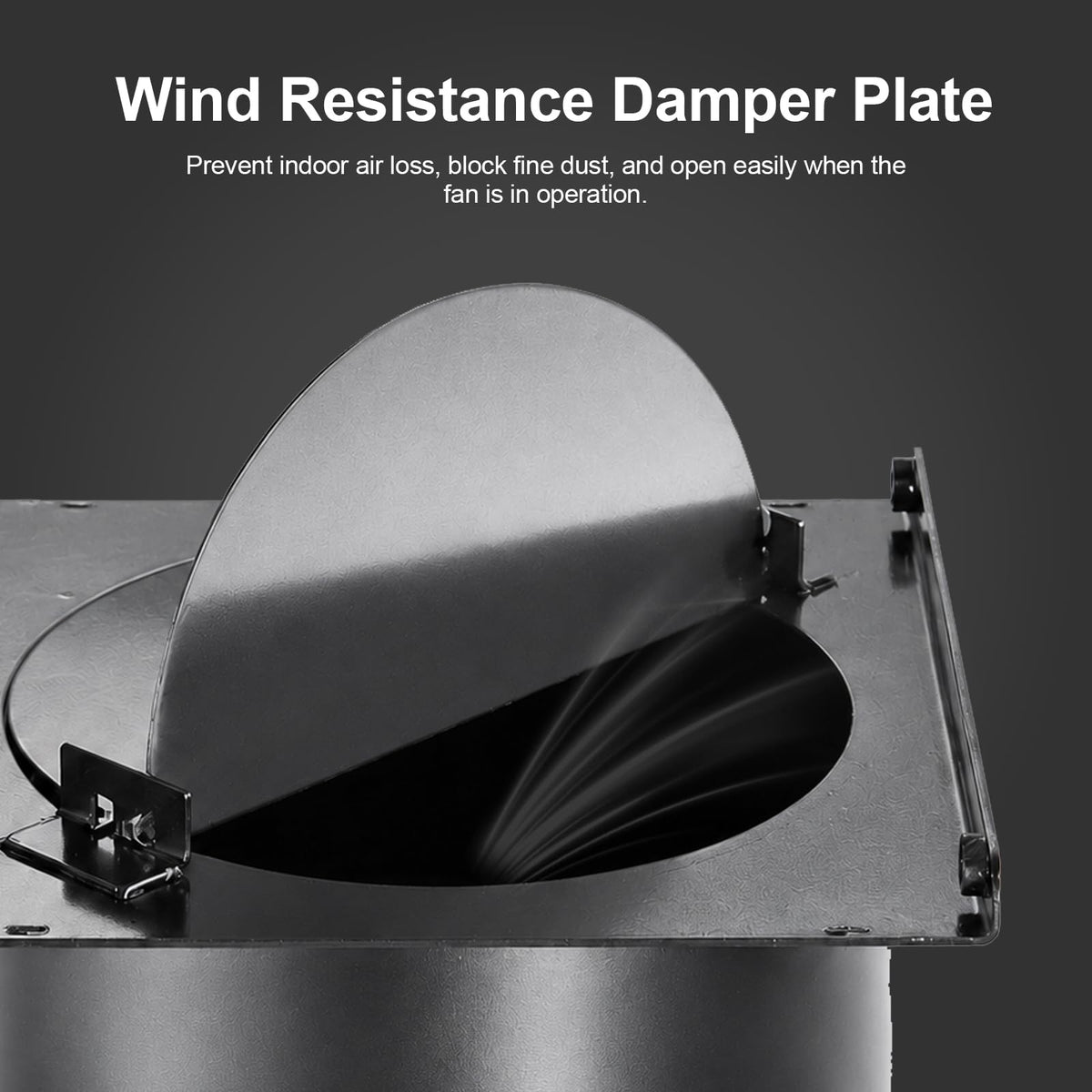 4 Inch Roof Vent Cap w/Damper, Fits SCH 40 Pipe