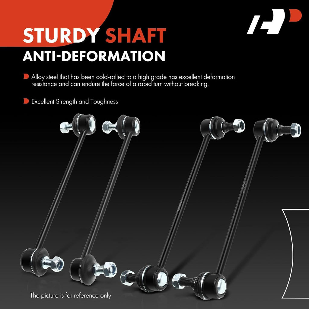 A-Premium Front & Rear Sway Bar Link Stabilizer Bar End Link Kit