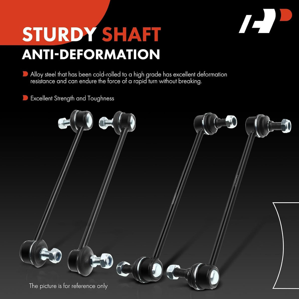 A-Premium Front & Rear Sway Bar Link Stabilizer Bar End Link Kit