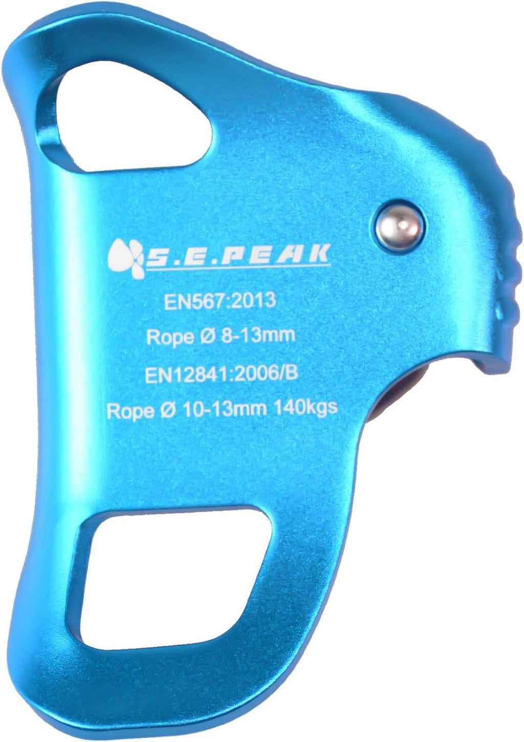 Upgraded Climbing Chest Ascender,CE Certified 100kgs Strong Rappelling Gear Equipment W/Sharp Stainless Teeth for