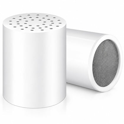 2-Pack 20-Stage Shower Filter Replacement Cartridges for Hard Water