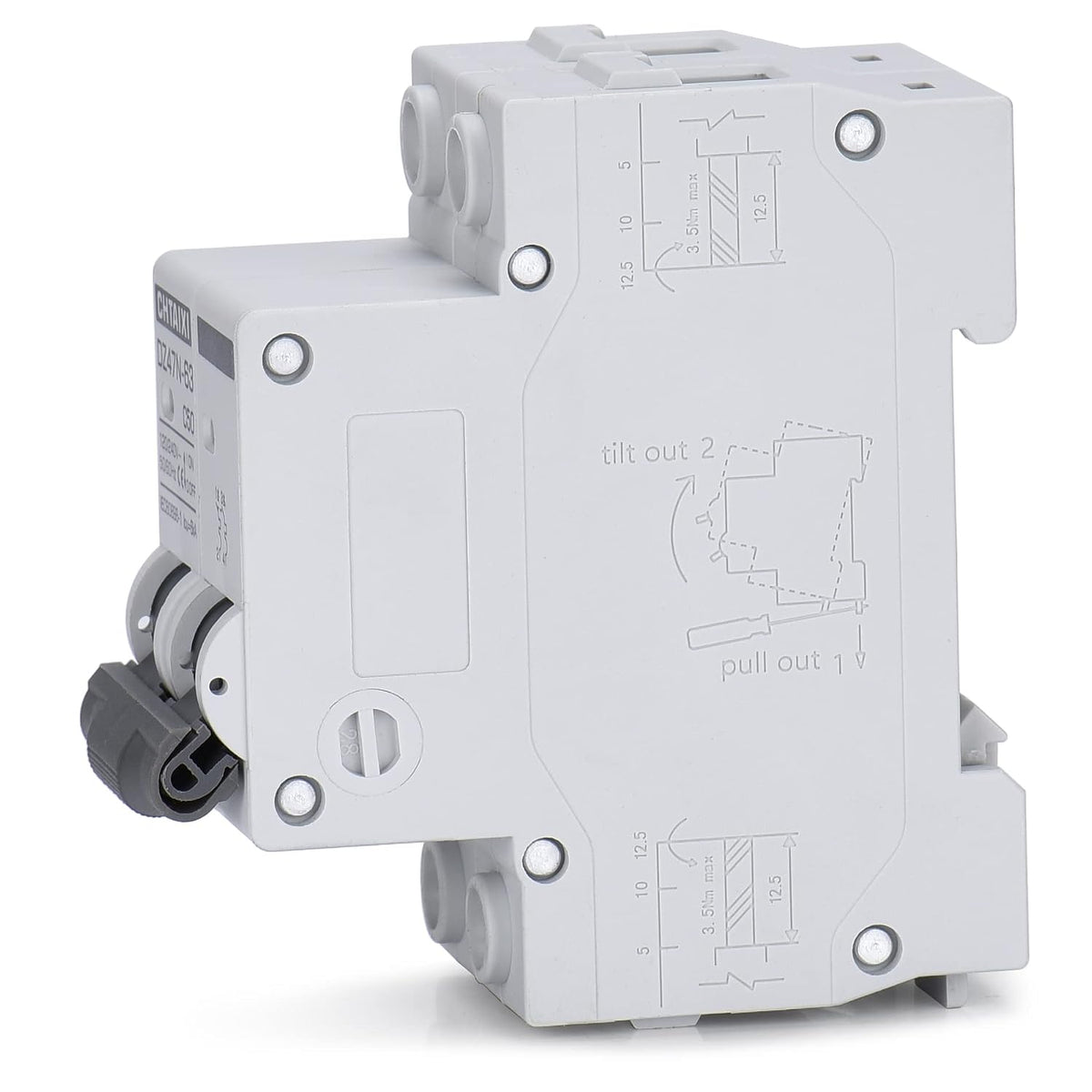 AC Miniature Circuit Breaker, 50 Amp 120V/240V 2 Pole