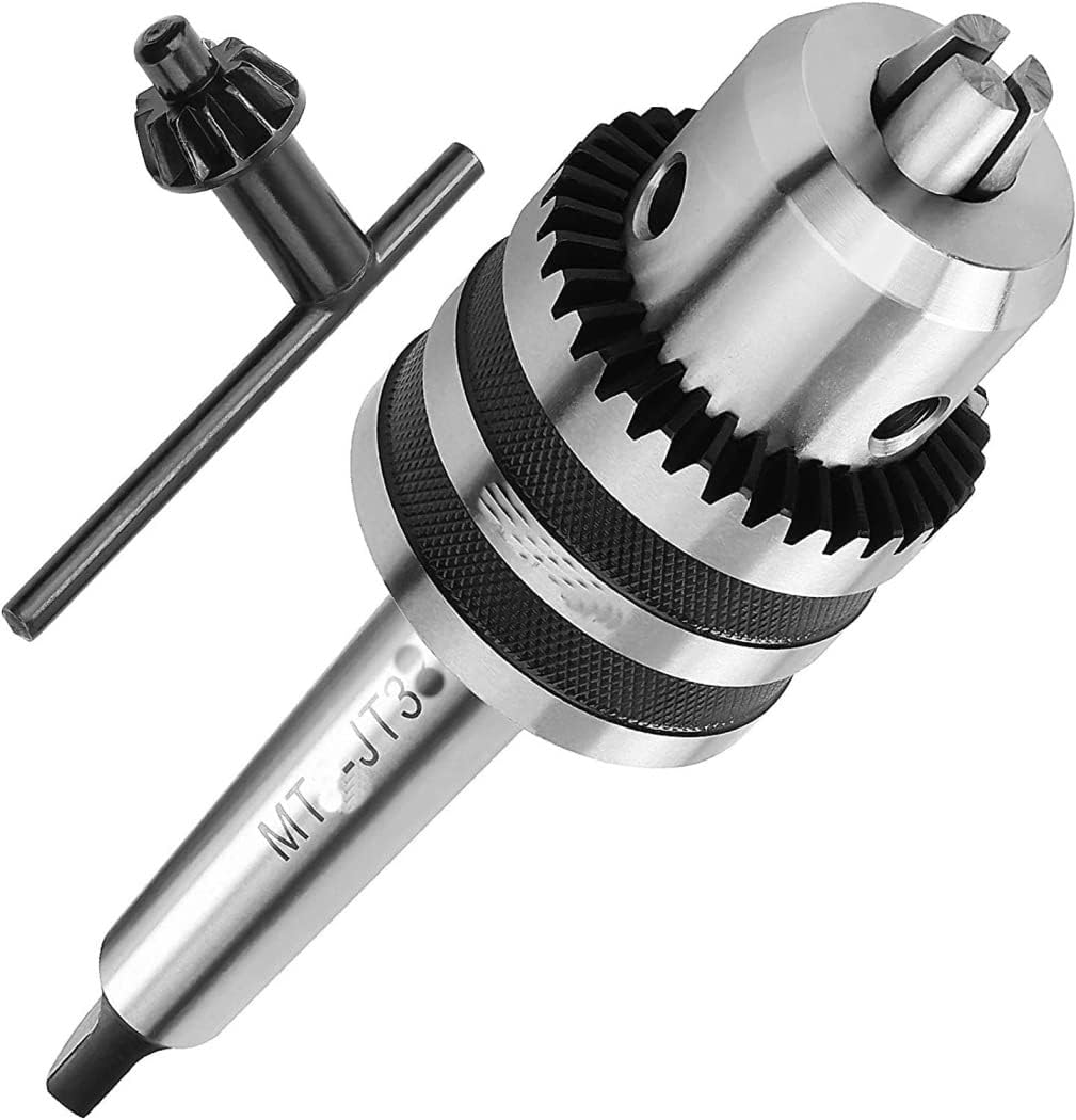 HHIP 9999-0016 5/8" JT3 Drill Chuck with Mt3 Arbor