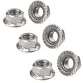 1/4-20 Serrated Flange Hex Nuts for DIY Home Mechanism