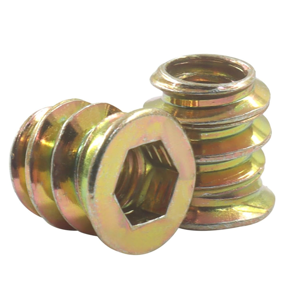 Threaded Insert Nuts, M5 x 10mm, 20 Pcs