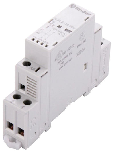 FINDER 22.32.0.120.4320 Relay, CONTACTOR, 25A, 2NO, 120V