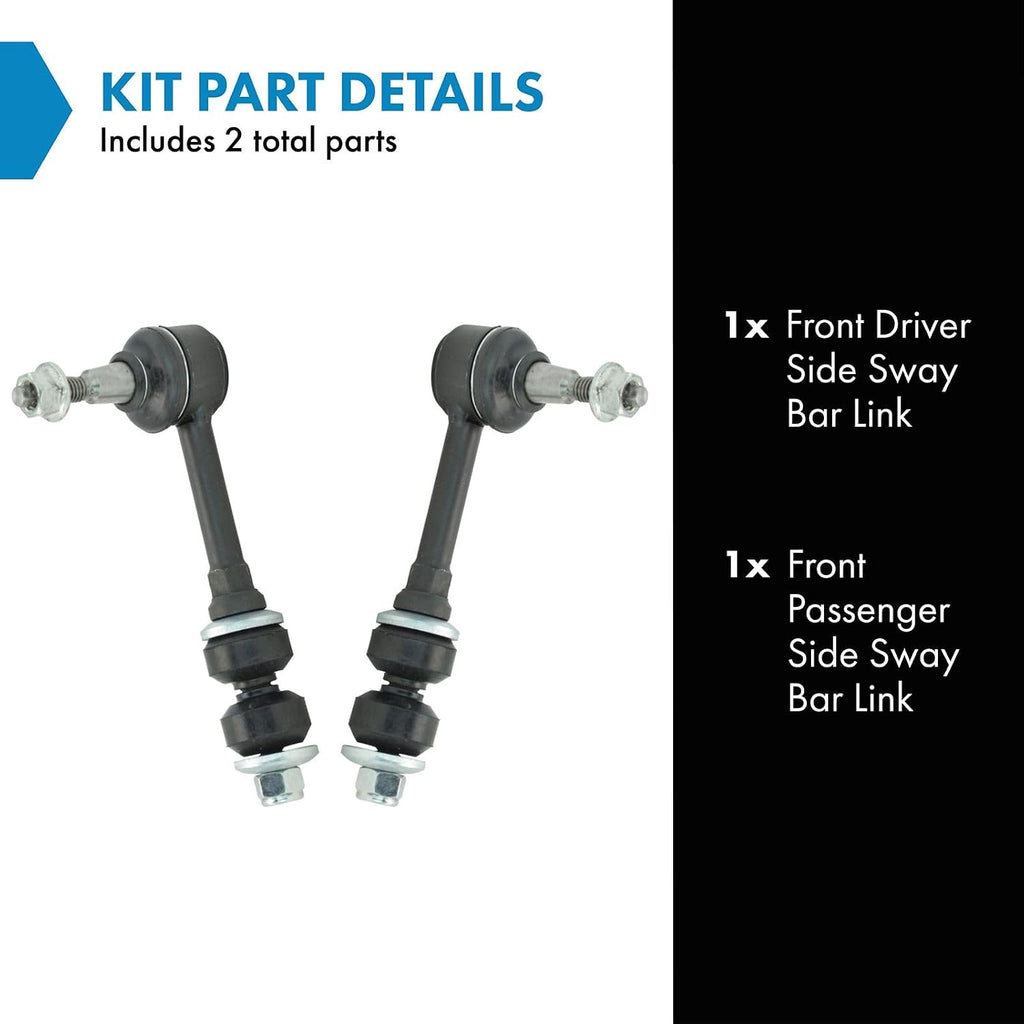 TRQ Front Sway Bar Stabilizer Link Set