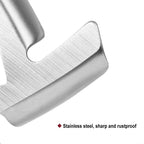 5# Food Meat Grinder Blade Stainless Steel Knife Cutter Compatible with Size 5 Meat Grinder Grinde, Fits Kitchen (2 Pack)