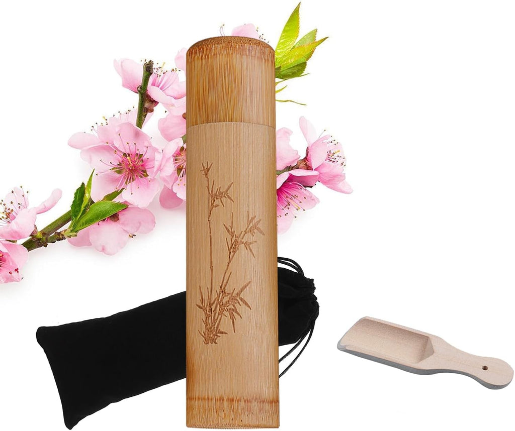 Biodegradable Bamboo Scattering Urn for Human Ashes
