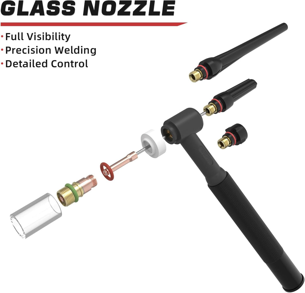 TOOLIOM 22-Piece TIG Torch Accessory Kit for WP-17/18/26
