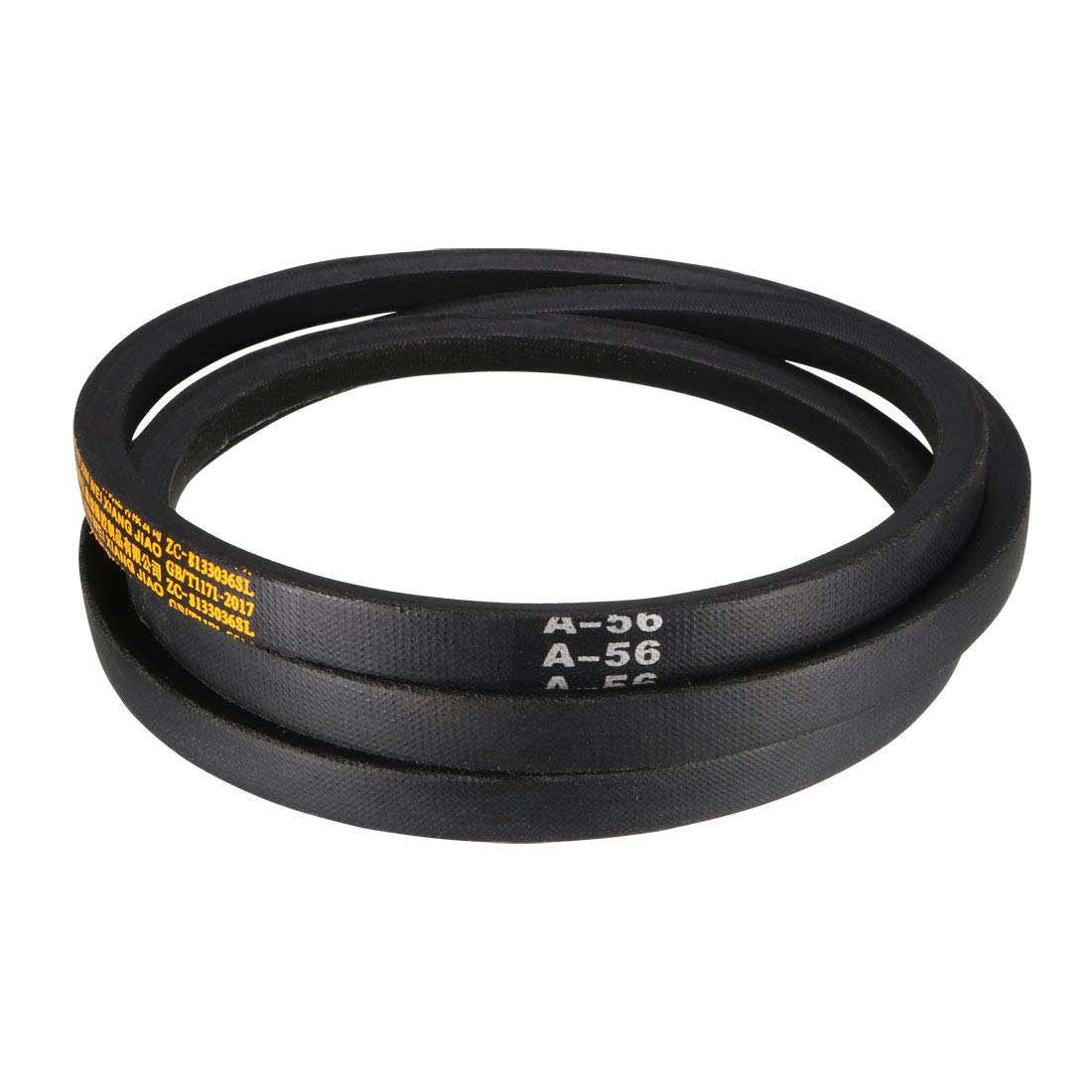 uxcell A56 Drive V-Belts 56" Inner Length 13mm Width 8mm Thick JIS Standard A-Section Rubber Drive Industrial Transmission Belt