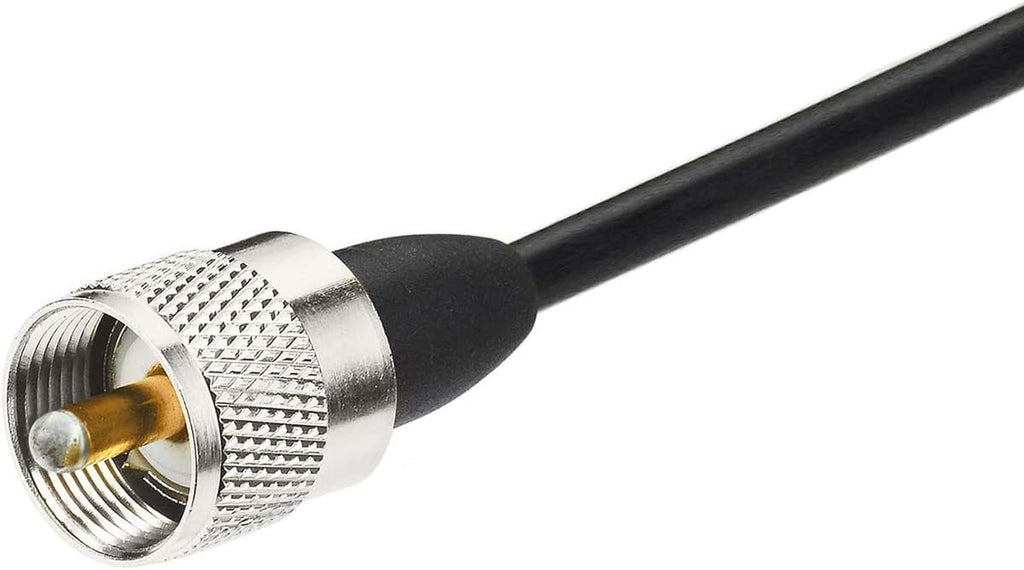 Mobile Radio Antenna Dual Band, Magnetic Mount Base w/PL259 Male Connector | VHF/UHF 136-174MHz/400-470MHz for
