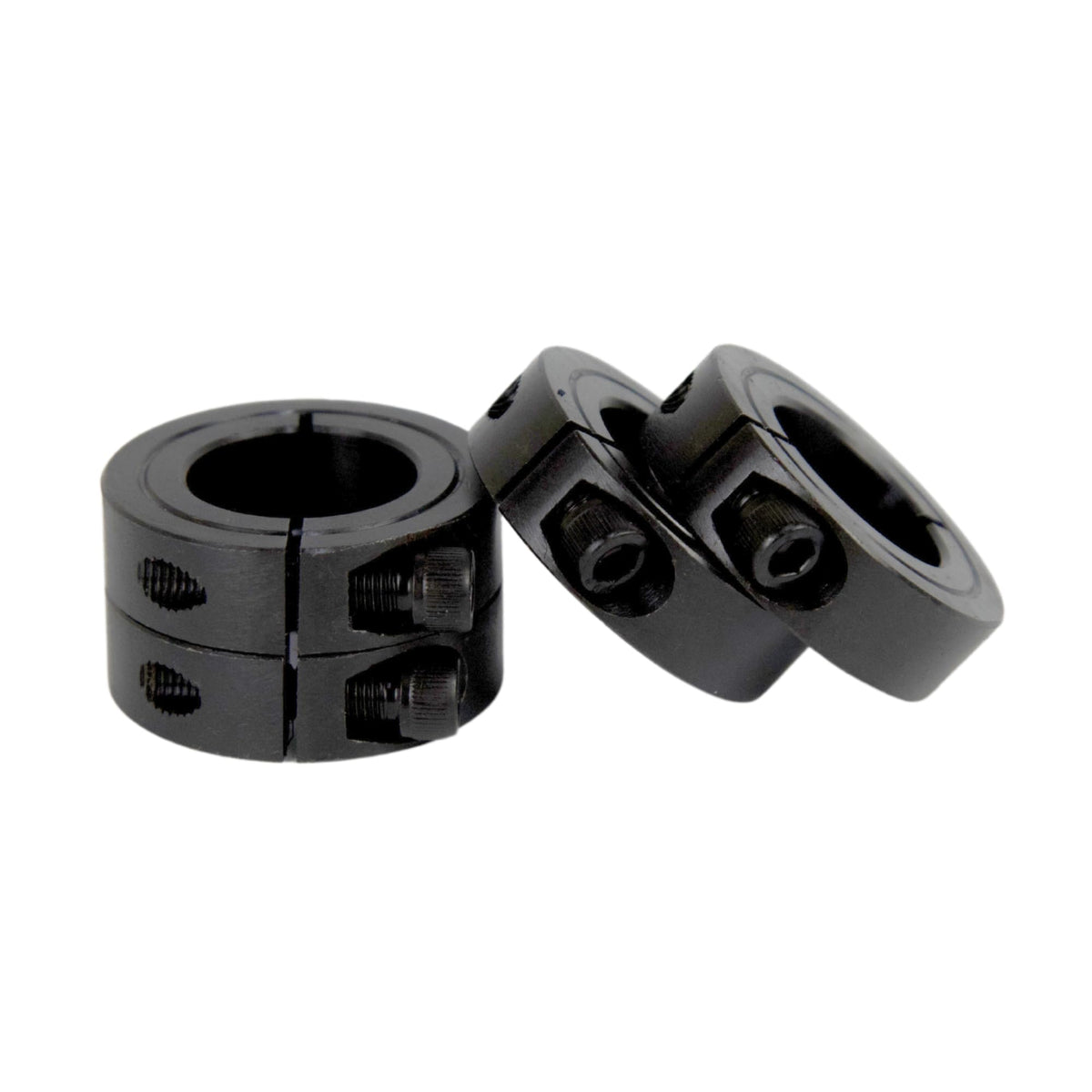 Jeremywell 5/8" Bore Single Split Set Screw Shaft Collar OD 1-5/16" Width 7/16" (4 PCS)