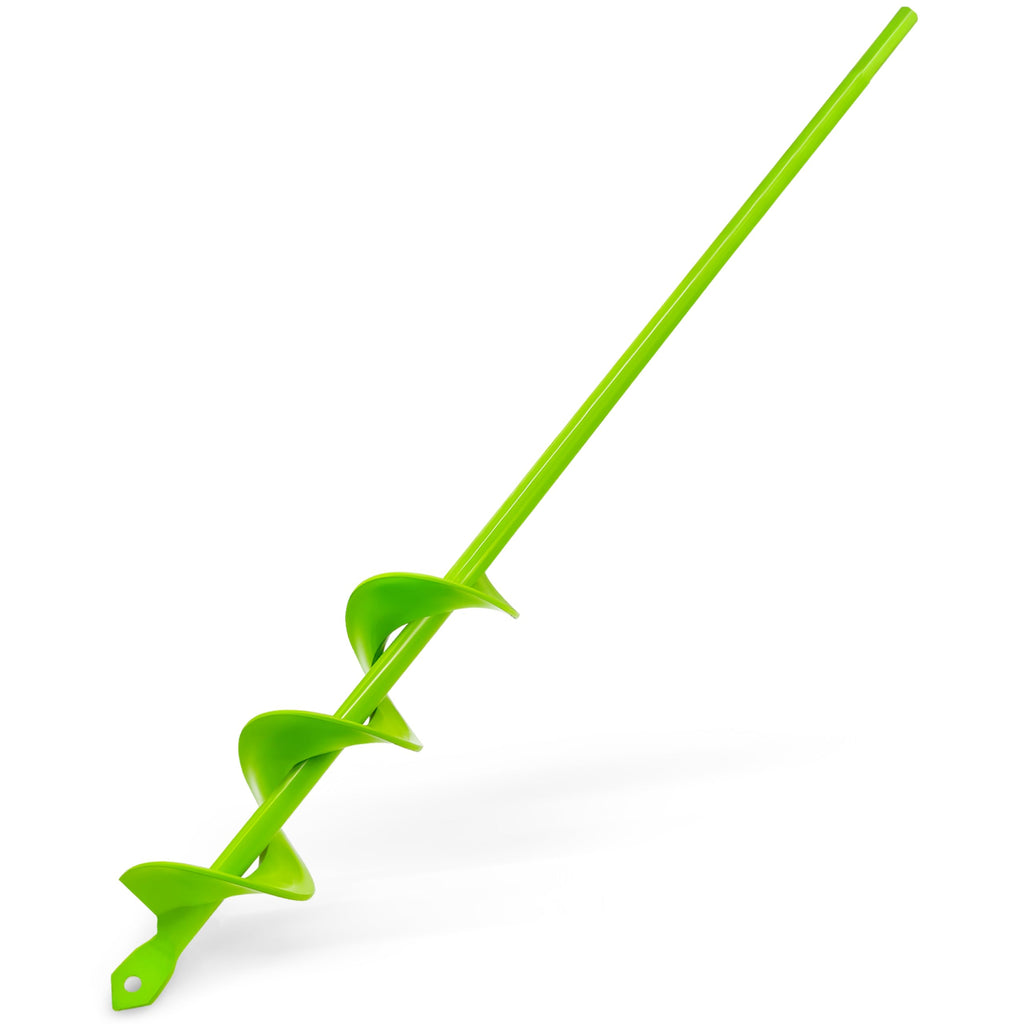 1.6"x16.5" Green Garden Auger Drill Bit for Planting, Post Hole Digger