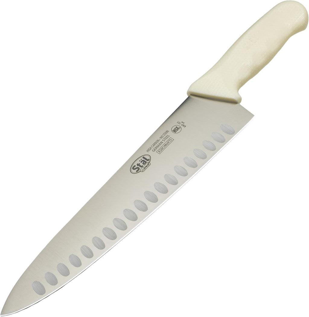 10" White Chef's Commercial-Grade Knife