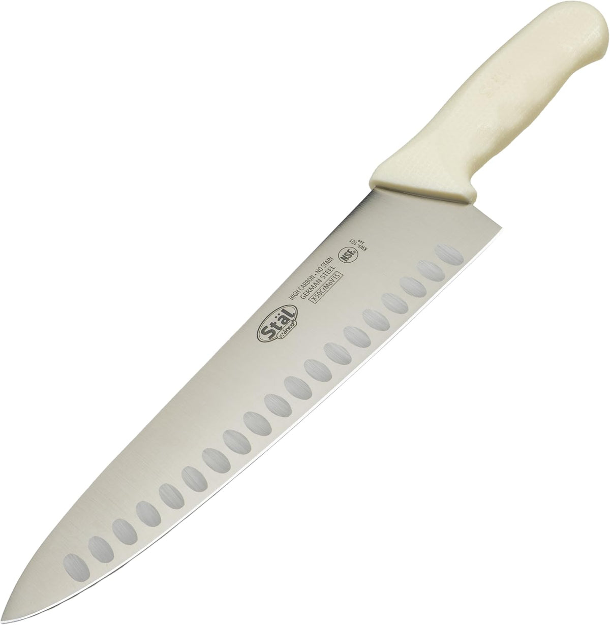 10" White Chef's Commercial-Grade Knife