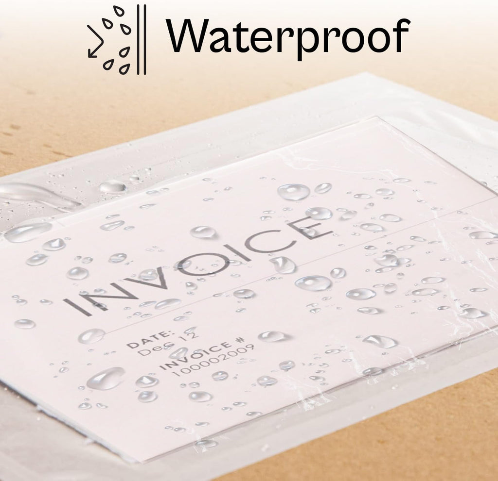 PSBM 2000 PCS 7.5 x 5.5 Inch Clear Blank Packing List Envelopes, Shipping Documents Pouches/Sleeves for Mailing