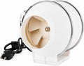 modunful 4 Inch Inline Duct Fan with On/Off Switch Wall Floor Ceiling Mount