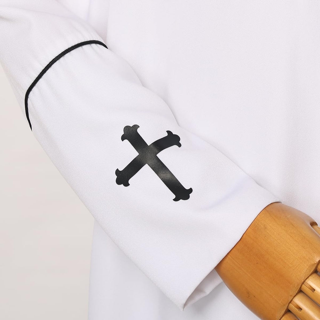 Men's Clergy Cassock Church Minister Robe Vestment for Pastor