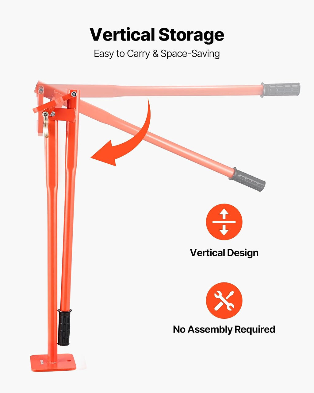 36 in T Post Puller, Heavy Duty Steel Fence Post Puller, 660lb Load Capacity, Labor-Saving T-Post Remover Tool for