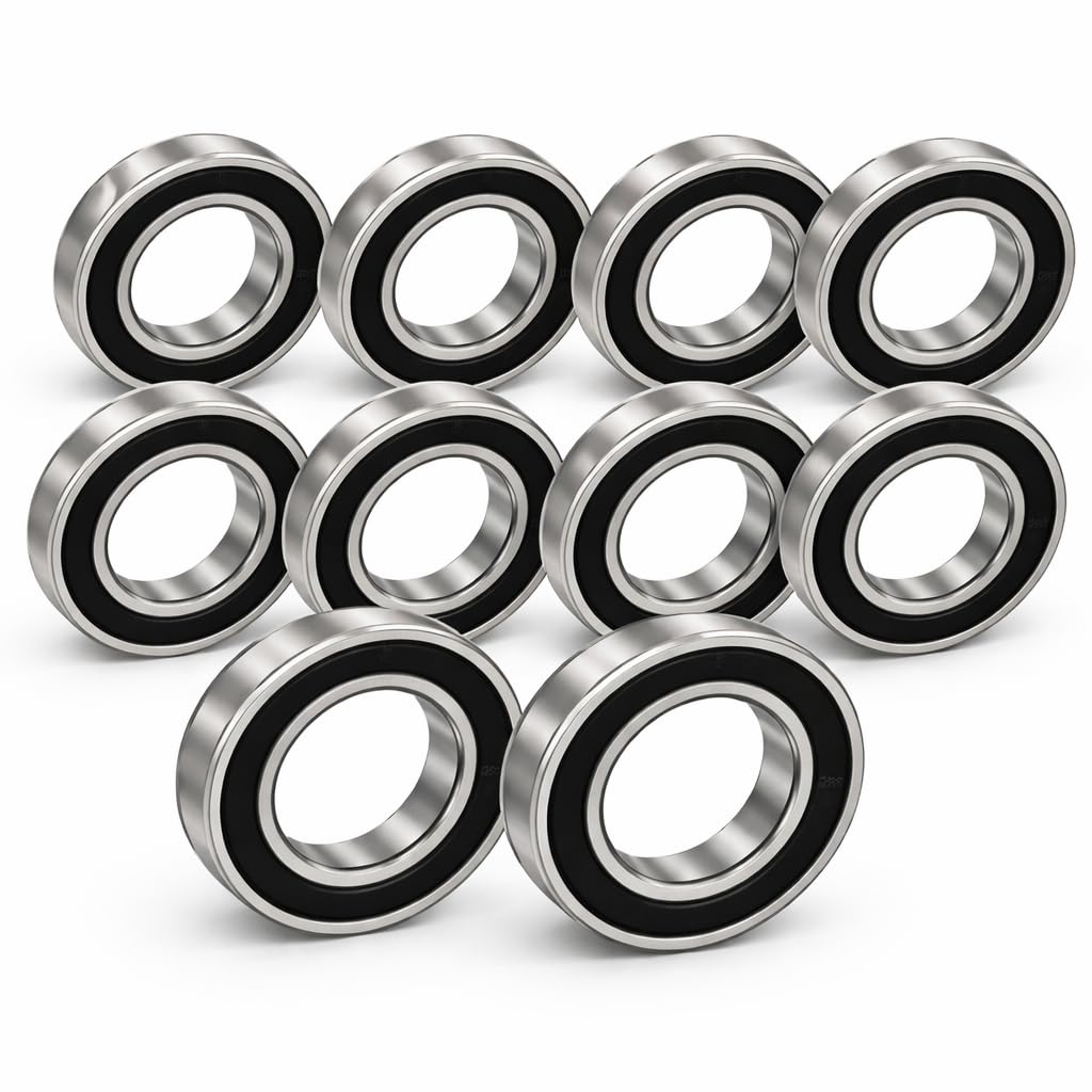 LILY 10 Pack 6805-2RS Thin Section Bearings 25x37x7mm