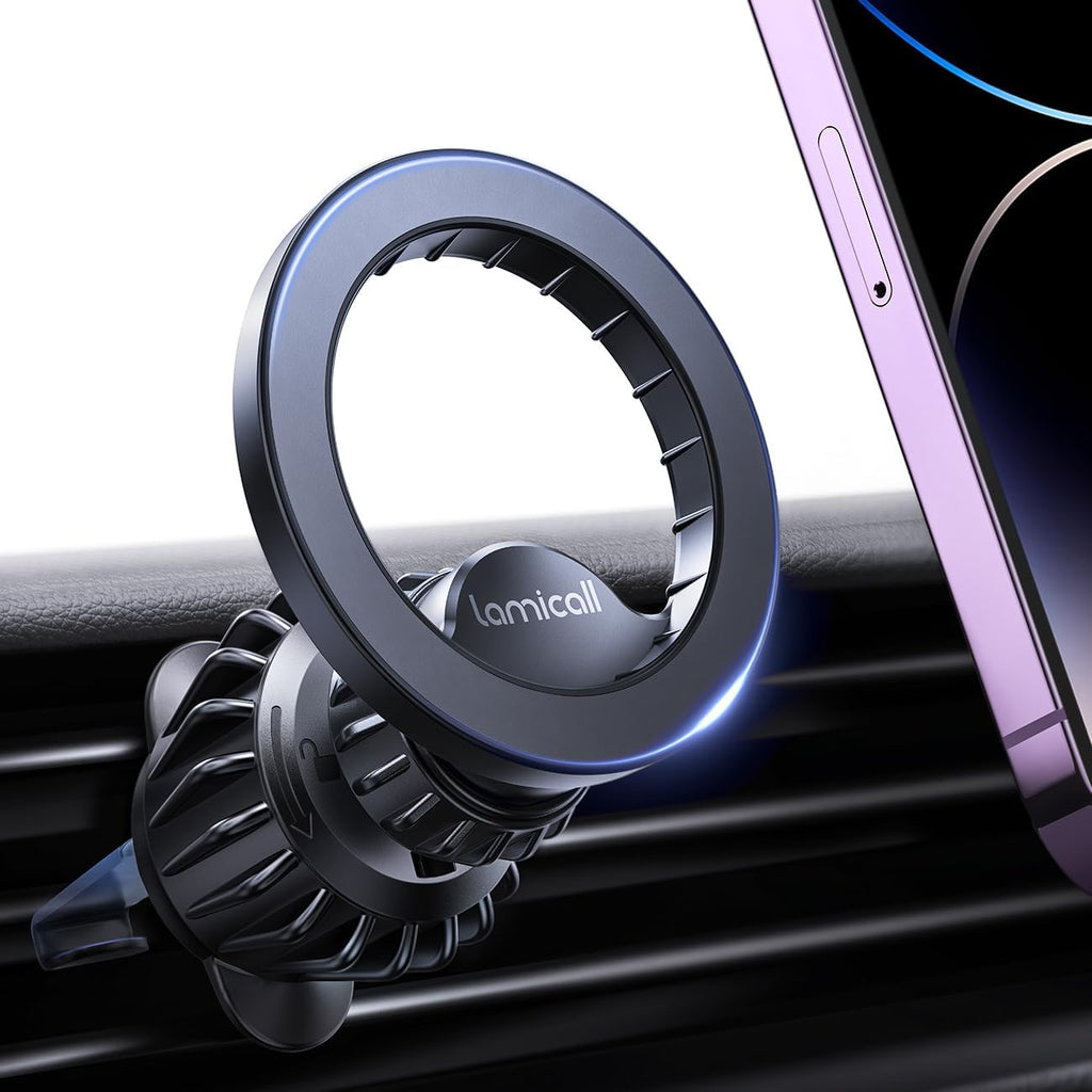 for MagSafe Car Mount - [20 Super Magnets] Magnetic Phone Holders for Your Car, Air Vent Phone Holder Car, HandsFree