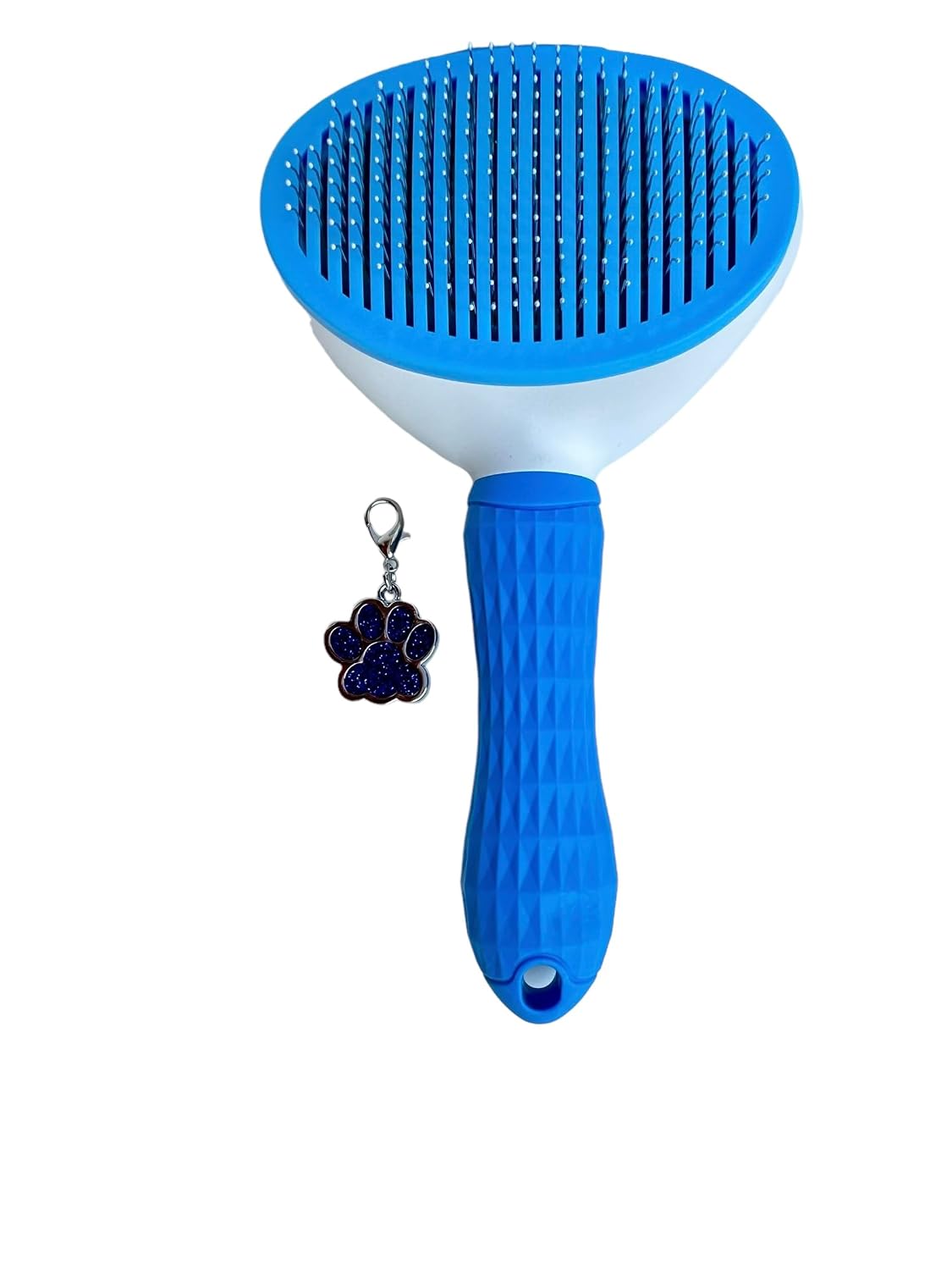 Self-Cleaning Pet Grooming Brush – Stainless Steel Slicker Brush for Dogs, Cats, Rabbits & Small Pets – Ideal for