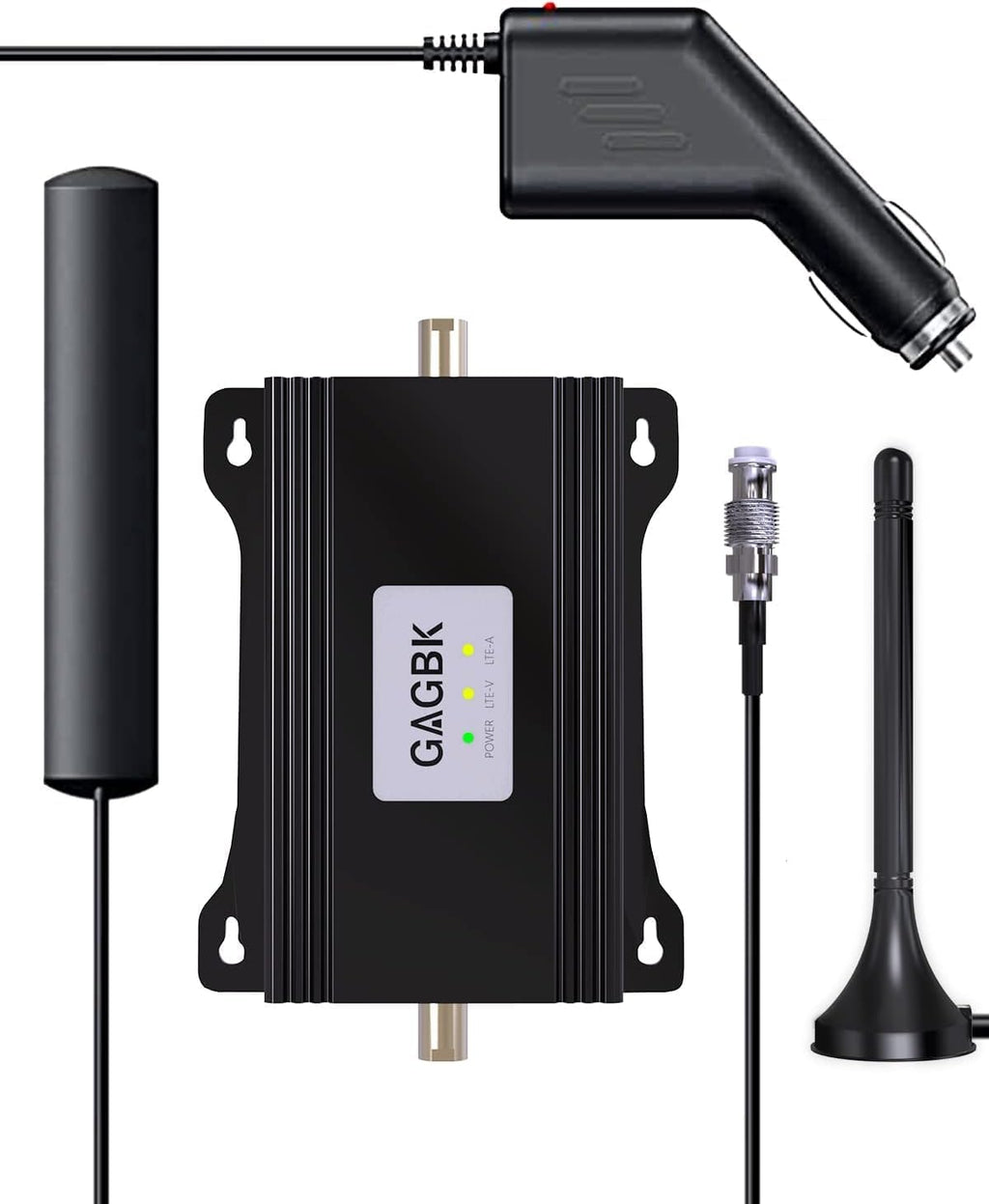 Car Cell Phone Booster, Car Cell Booster on Band 12/13/17 RV Signal Booster for 5G 4G LTE 3G for All U.S.Carriers
