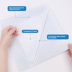 20 Pack Clear Transfer Tape, Contact Paper Decal Transfer Sheet Low Tack Ease Paper Transfer Tape for Craft