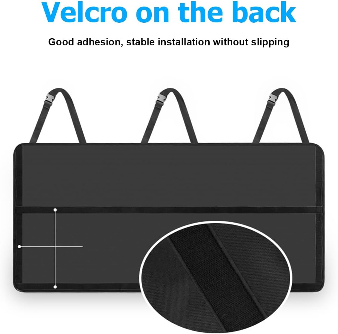 Car Trunk Organizer, Large Capacity Vehicle Backseat Hanging Storage Bag with 9 Pocekt, Space Saving Auto Seat Back