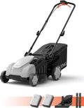 18-inch 40V Self-Propelled Brushless Lawn Mower for Garden Yards, Lightweight Cordless Mower with 6-Position Height