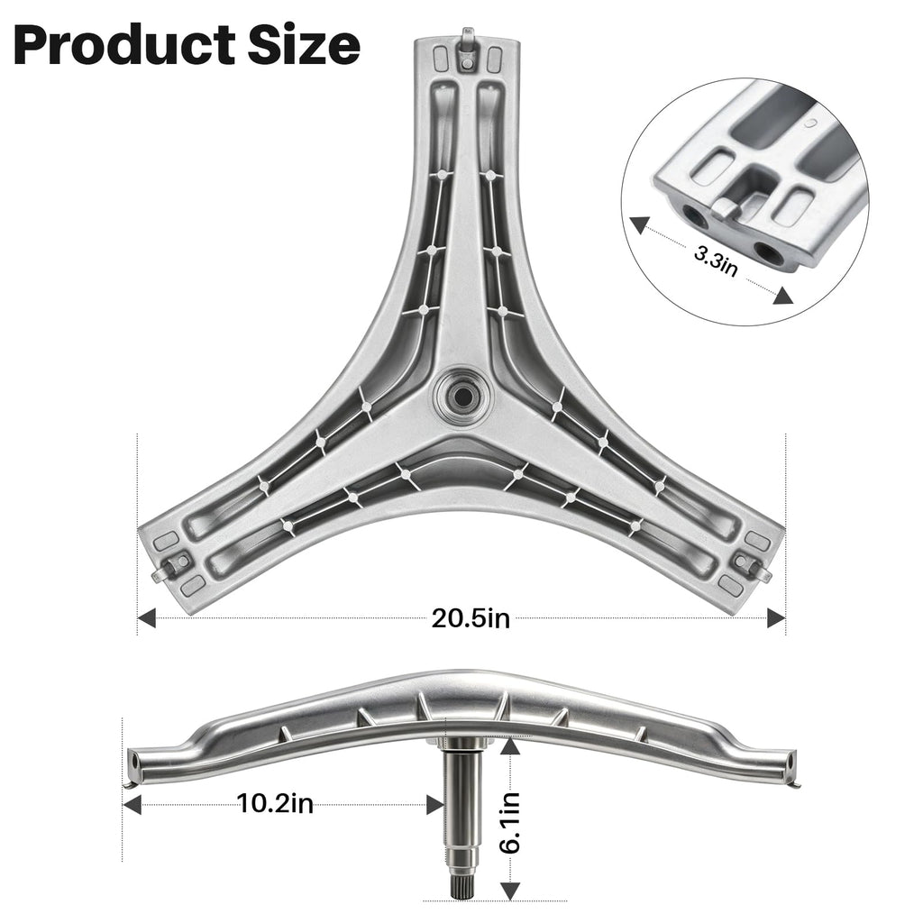 DC97-14421A Flange Shaft Assembly Compatible with Samsung Washing Machine