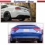 Real Carbon Fiber Rear Diffuser for Audi S5 A5 Sline B8.5 2013-2017