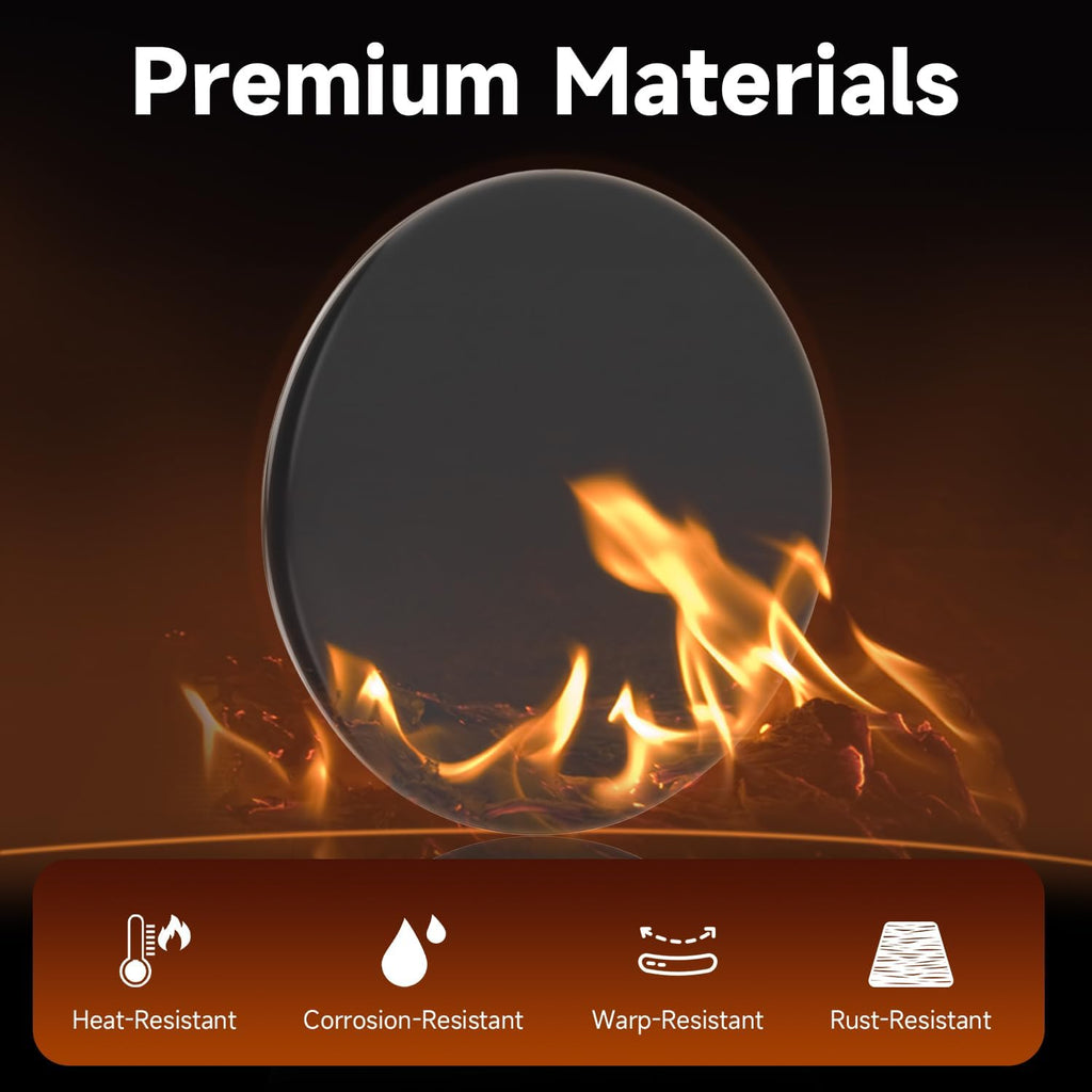 4 Pcs Surface Burner Caps Set Shiny Black Burner Caps Compatible with GE Gas Range Stove Oven Replace#: wb29k10009 (Small 2.6 inch) wb29k10001 (Medium 3.2 inch) wb29k10006 (Large 3.5 inch)