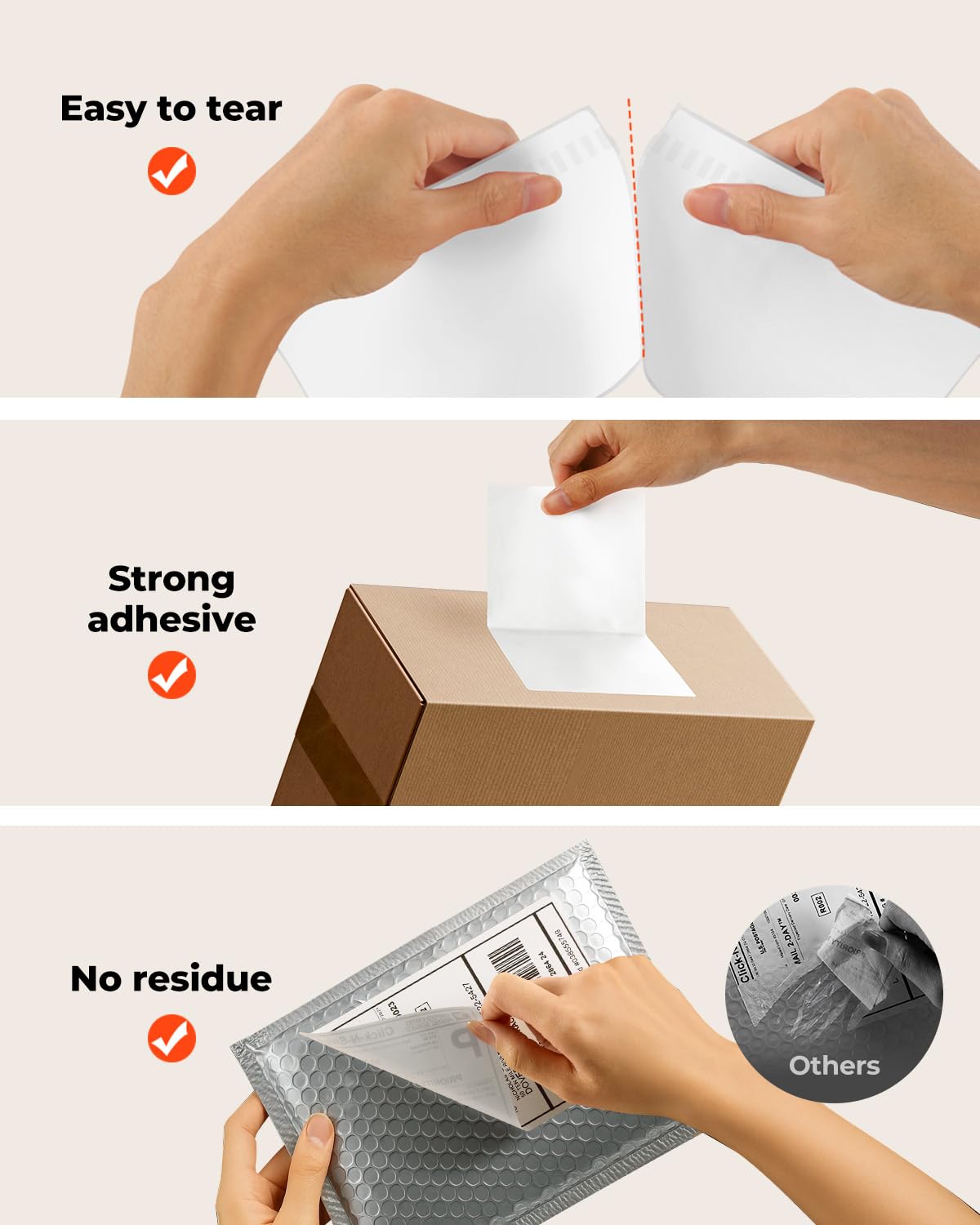 4"x6" Thermal Printer Label, Shipping Labels, 220 Sheets/Roll | Compatible with Rollo, Jadens, Nelko, DYMO 4XL