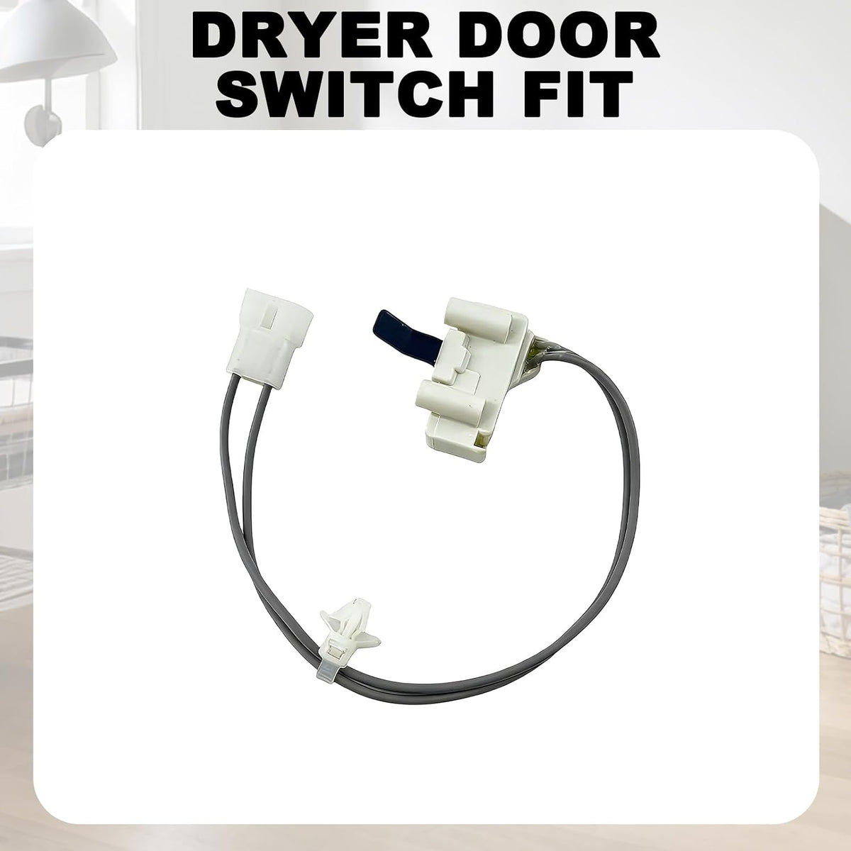 Dryer Door Switch for Whirlpool KitchenAid Jenn-Air Amana Replace 3406102