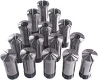 Precision 5C Collet Set, Mill Chuck Holder Hardened T.I.R. 0.0005" Lathe