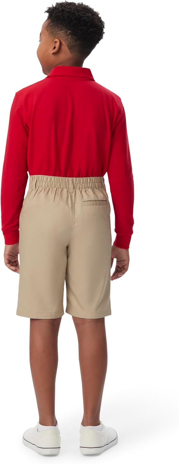 Boys Pull-on Twill Shorts School Uniform for Kids