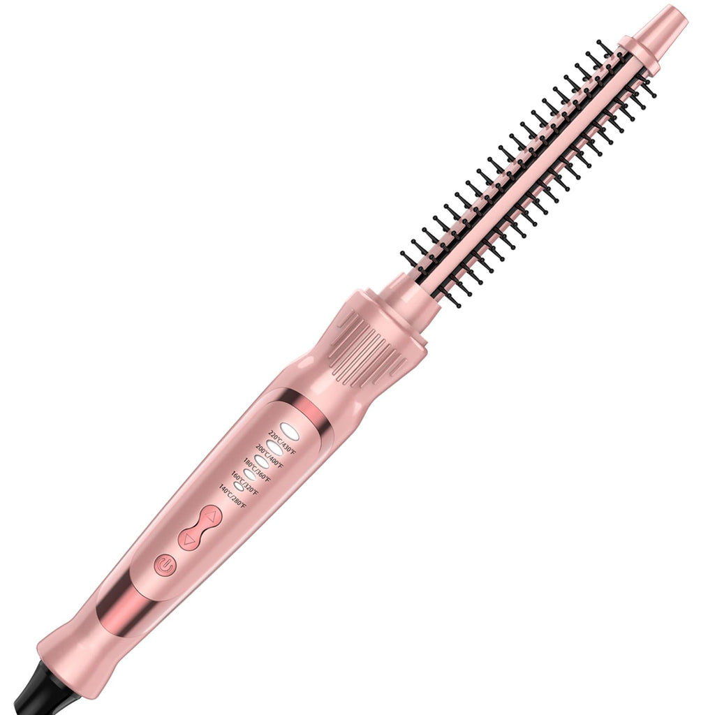 Heated Round Brush, Ceramic Tourmaline Ion 1/2 inch Curling Iron
