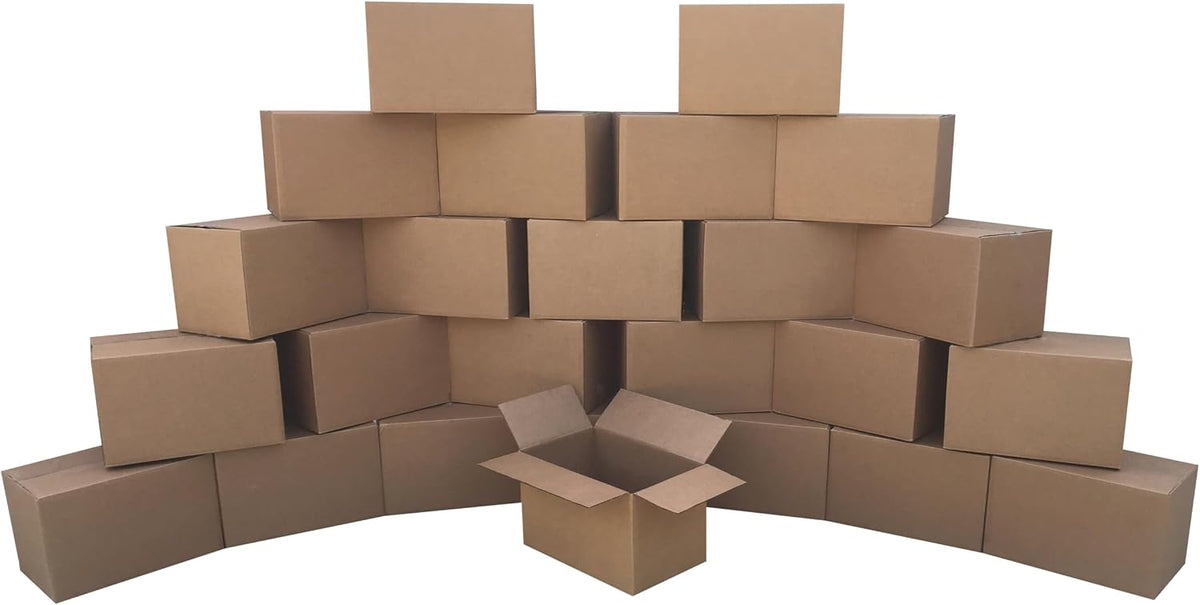 Corrugated Shipping Boxes, 25 Pack, 16 x 12 x 10 inch