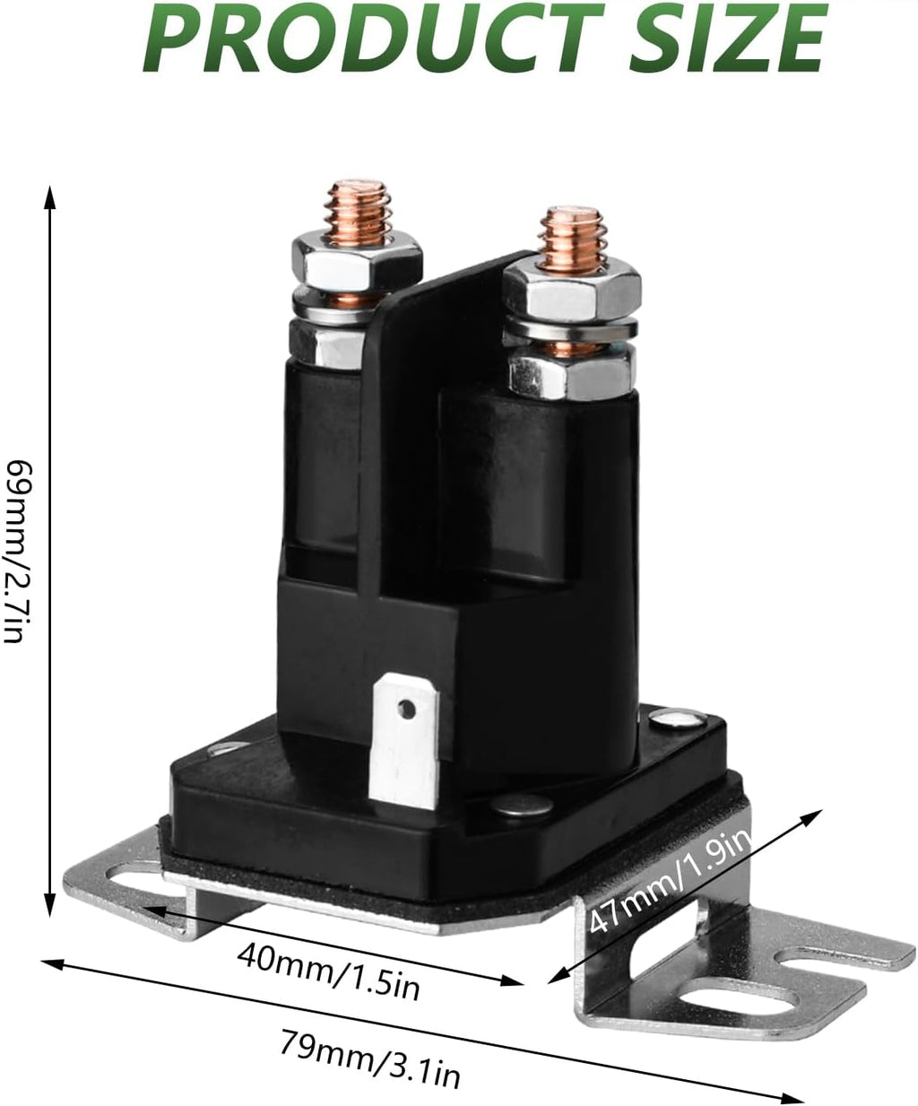 Starter Solenoid 12V for B&S 691656 555375GS 790951 Trombetta 812-1201-211-05 812-1201-211-06 Lawn Mower