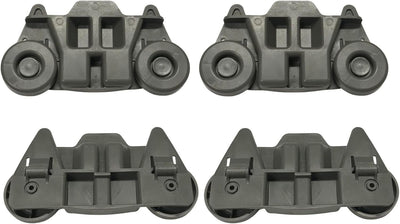Dishwasher Lower Rack Wheel Set Compatible with Maytag Model Numbers MDB8959SBS2, MDB8959SBS3, MDB8959SBW0, MDB8959SBW1