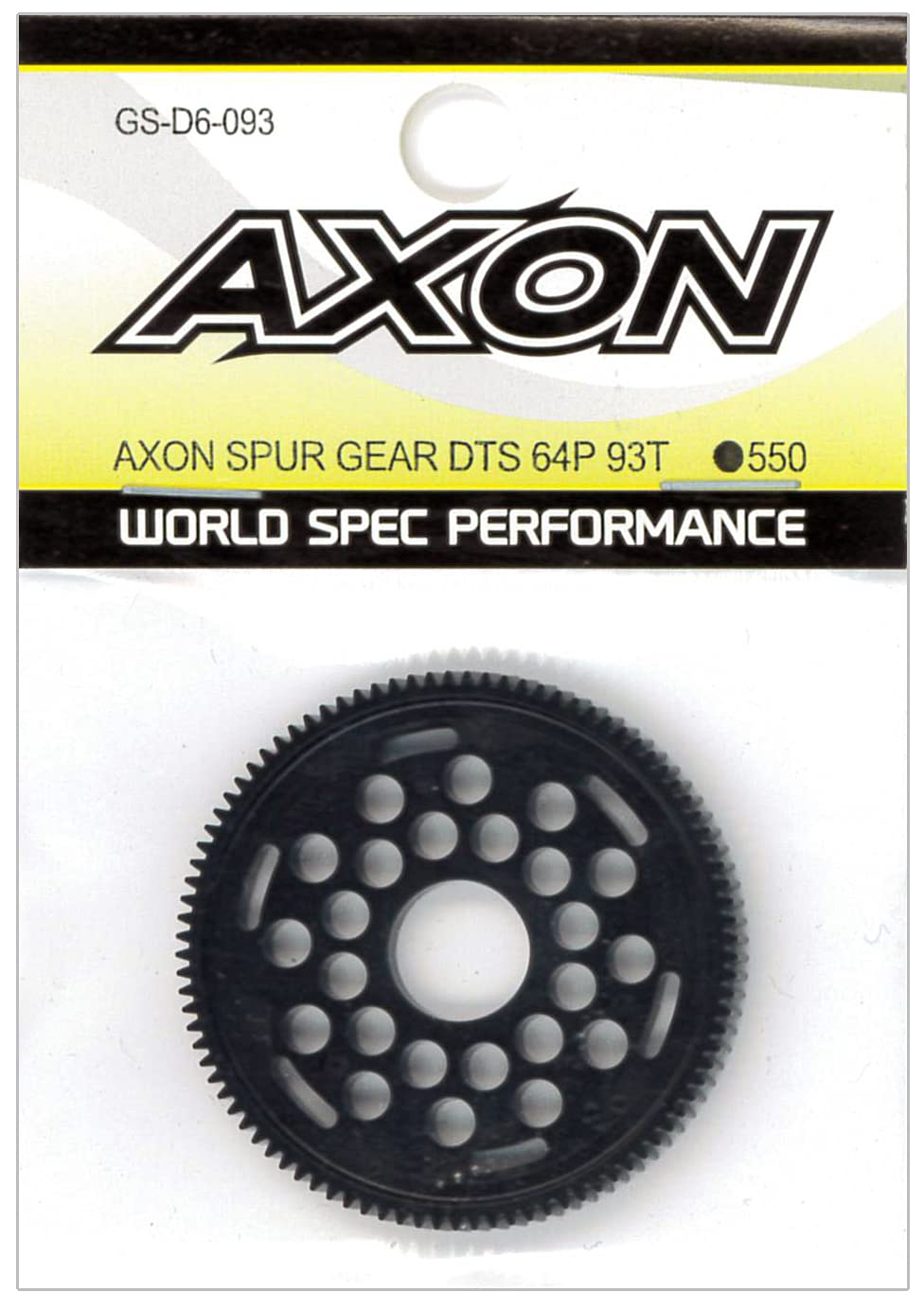 AXON SPUR GEAR DTS 64P 93T GS-D6-093